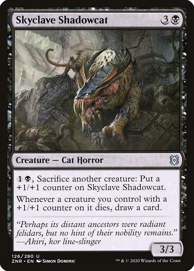 Skyclave Shadowcat [Zendikar Rising] | Tables and Towers