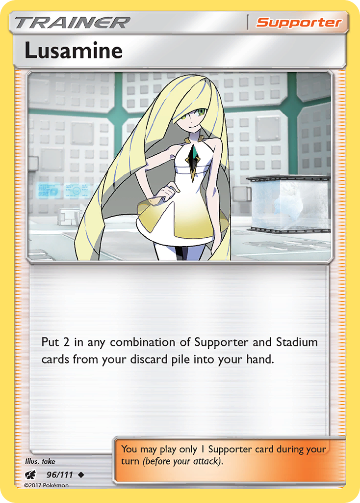 Lusamine (96/111) [Sun & Moon: Crimson Invasion] | Tables and Towers