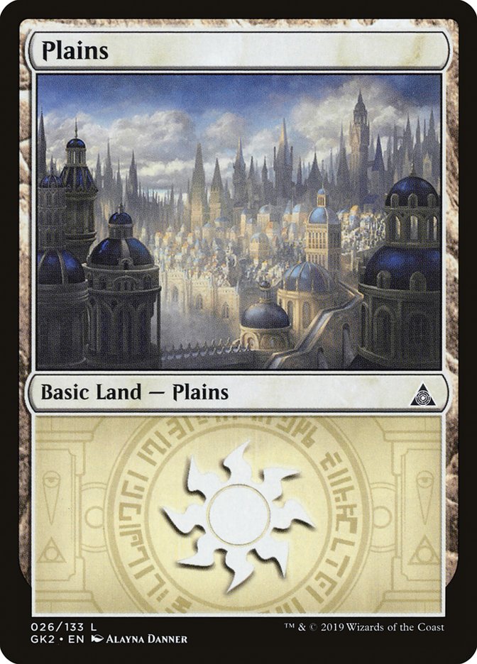 Plains (26) [Ravnica Allegiance Guild Kit] | Tables and Towers