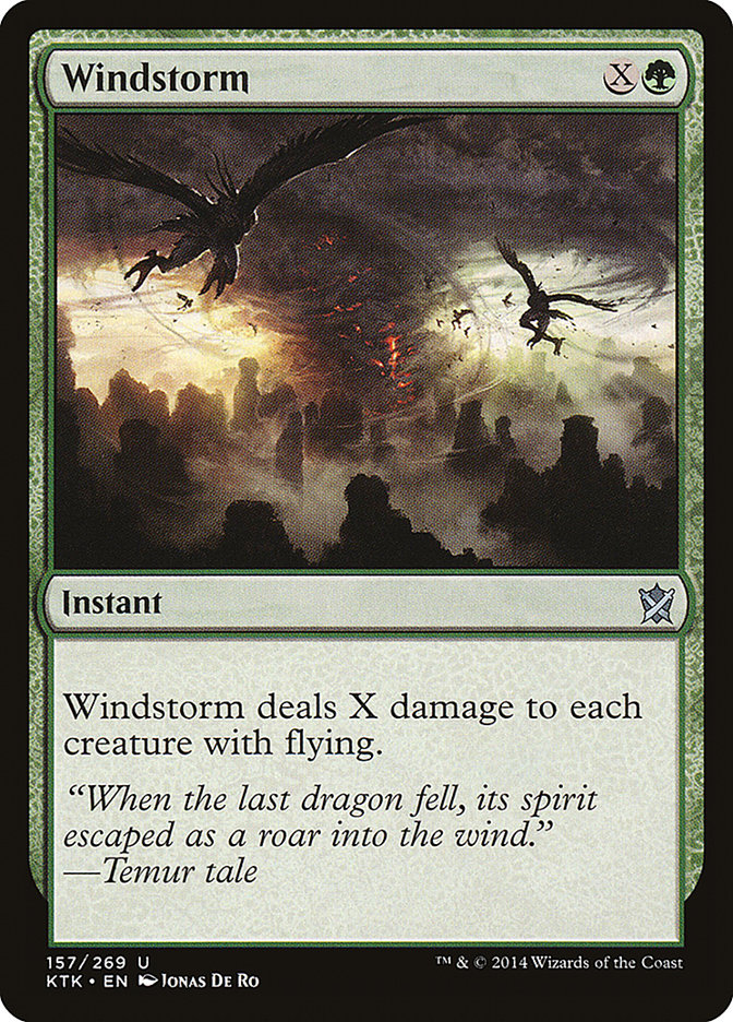 Windstorm [Khans of Tarkir] | Tables and Towers