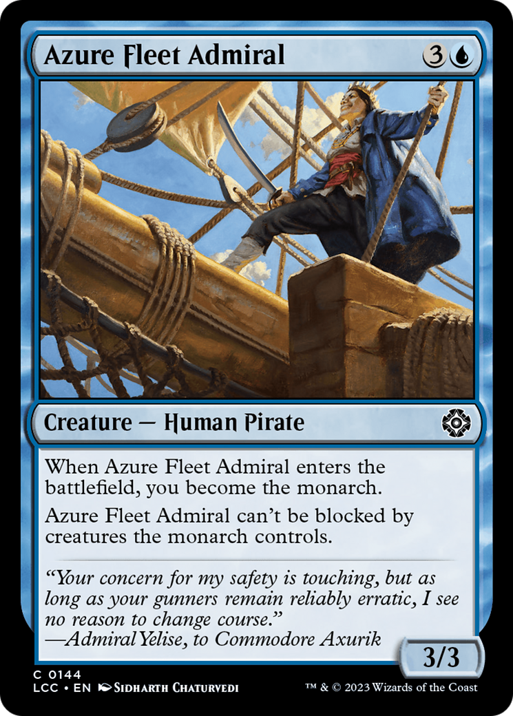 Azure Fleet Admiral [The Lost Caverns of Ixalan Commander] | Tables and Towers