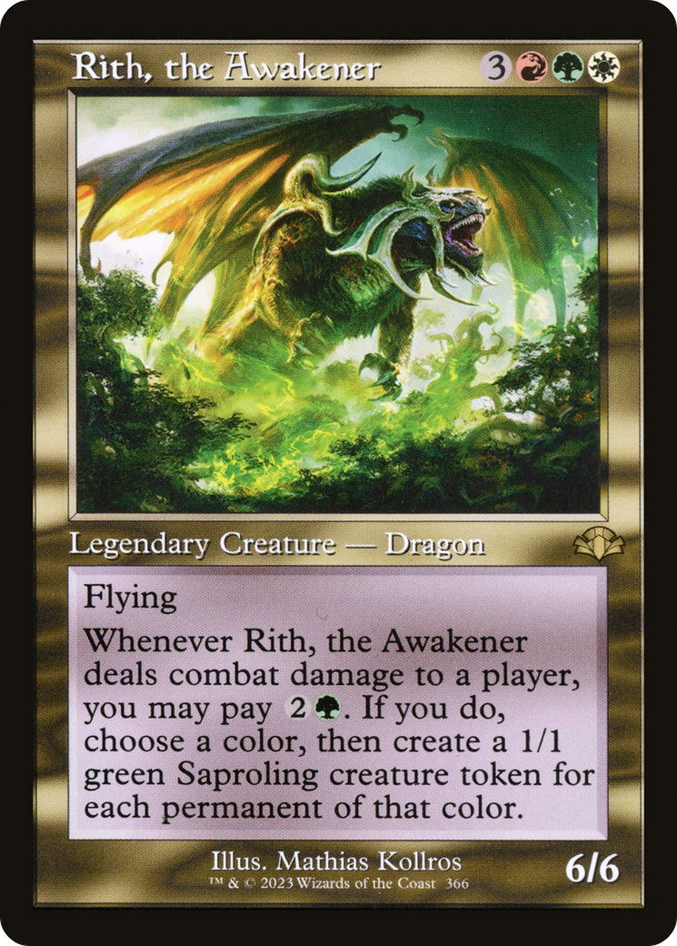 Rith, the Awakener (Retro) [Dominaria Remastered] | Tables and Towers