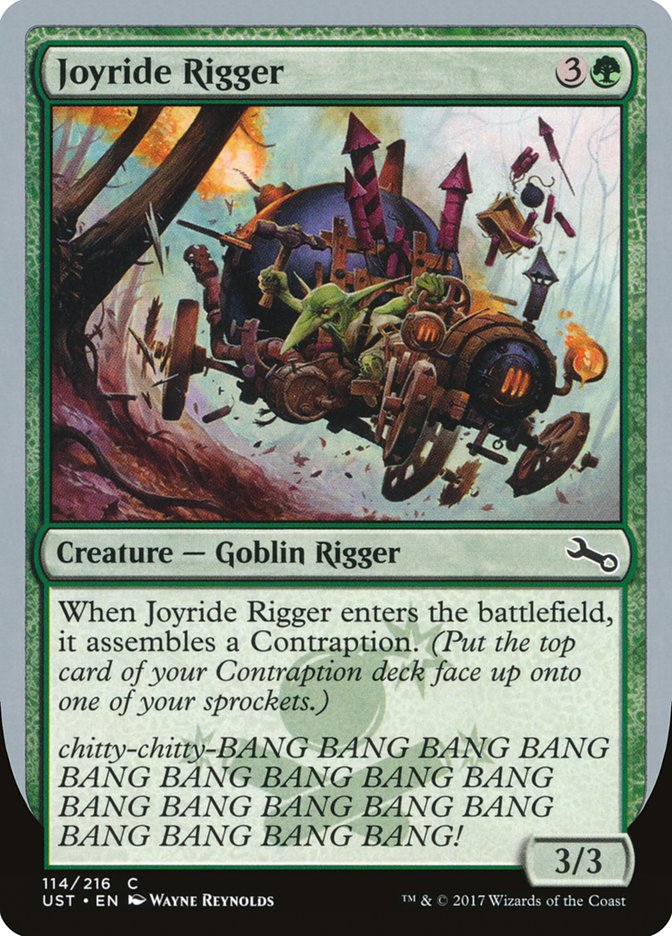 Joyride Rigger [Unstable] | Tables and Towers