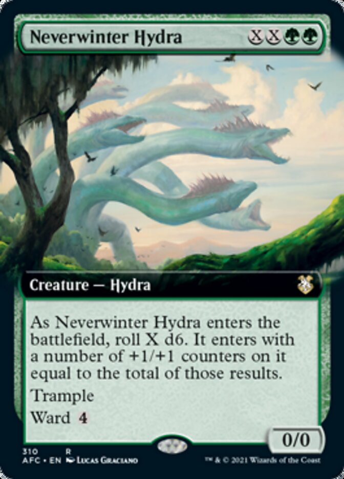 Neverwinter Hydra (Extended Art) [Dungeons & Dragons: Adventures in the Forgotten Realms Commander] | Tables and Towers