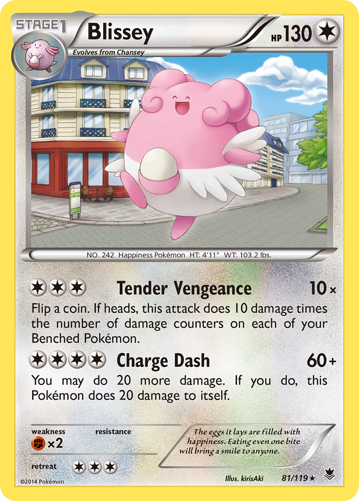 Blissey (81/119) [XY: Phantom Forces] | Tables and Towers