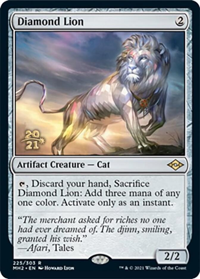 Diamond Lion [Modern Horizons 2 Prerelease Promos] | Tables and Towers