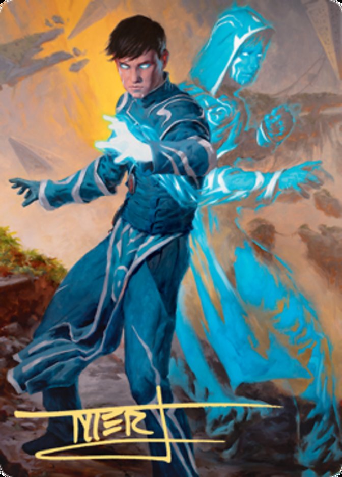 Jace, Mirror Mage 1 Art Card (Gold-Stamped Signature) [Zendikar Rising Art Series] | Tables and Towers