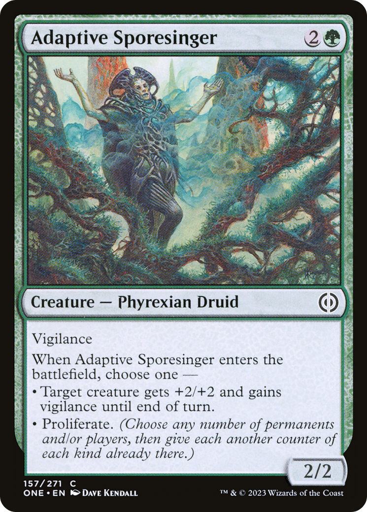 Adaptive Sporesinger [Phyrexia: All Will Be One] | Tables and Towers