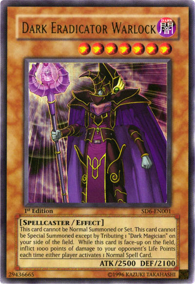 Dark Eradicator Warlock [SD6-EN001] Ultra Rare | Tables and Towers