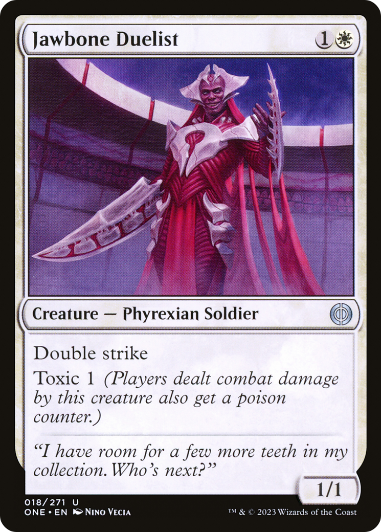 Jawbone Duelist [Phyrexia: All Will Be One] | Tables and Towers