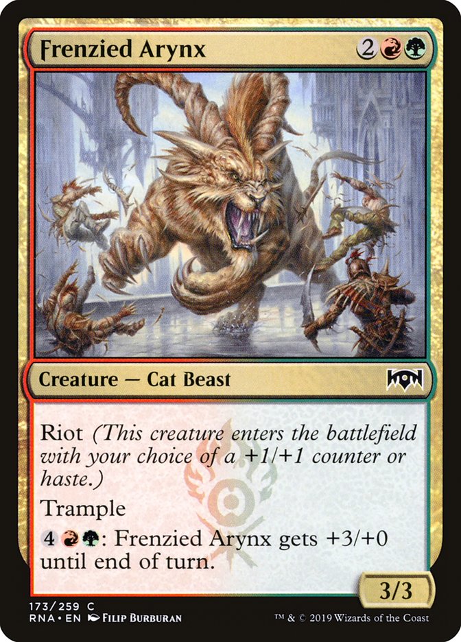 Frenzied Arynx [Ravnica Allegiance] | Tables and Towers