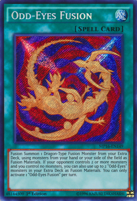 Odd-Eyes Fusion [MP16-EN149] Secret Rare | Tables and Towers