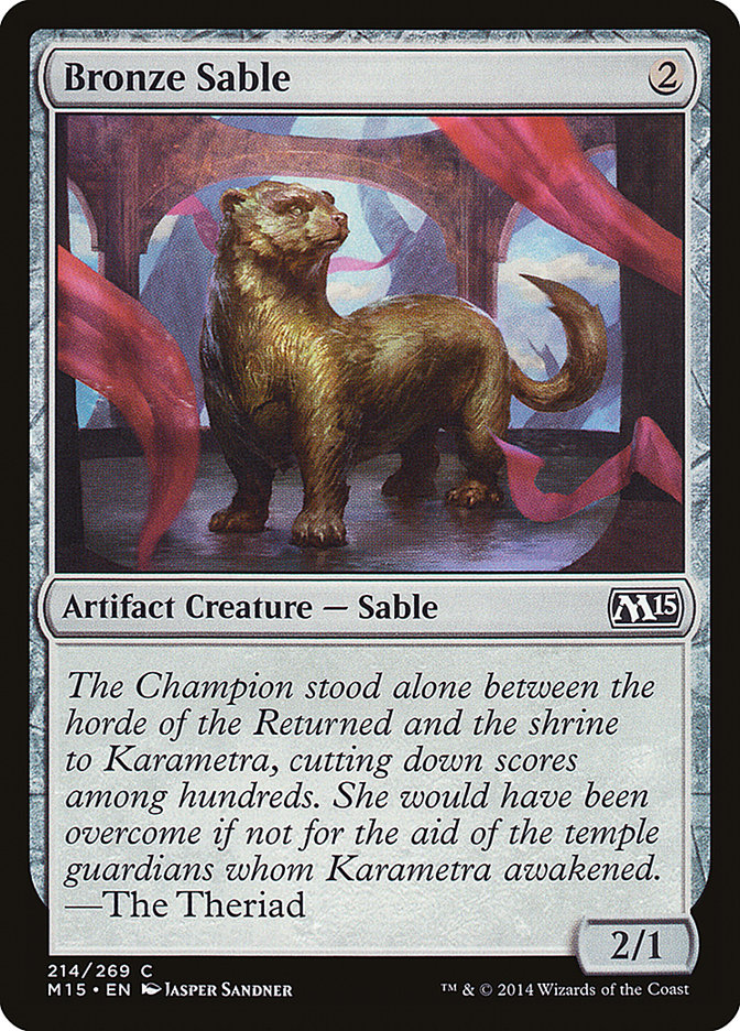 Bronze Sable [Magic 2015] | Tables and Towers