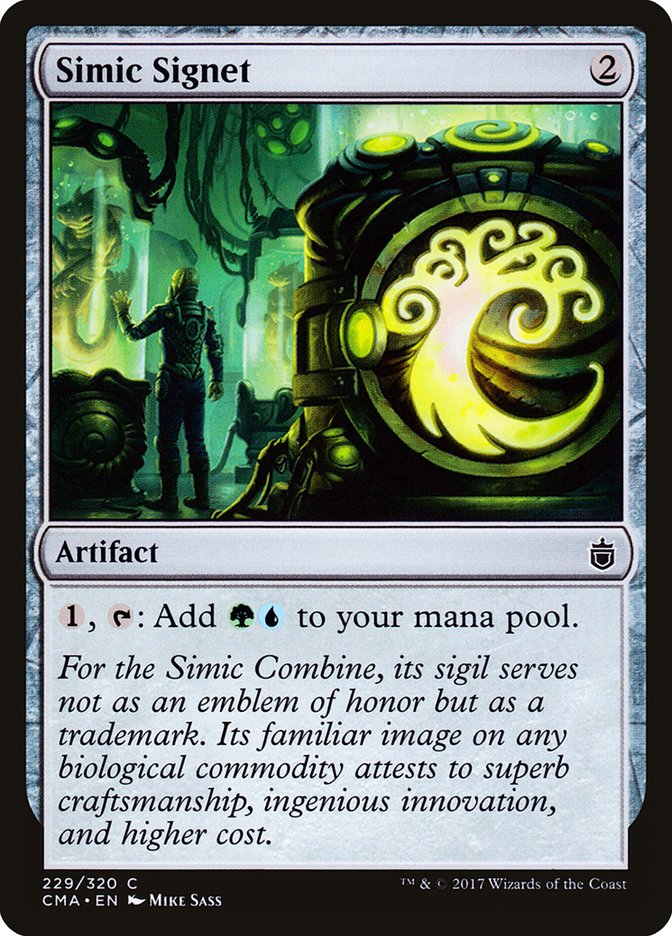 Simic Signet [Commander Anthology] | Tables and Towers