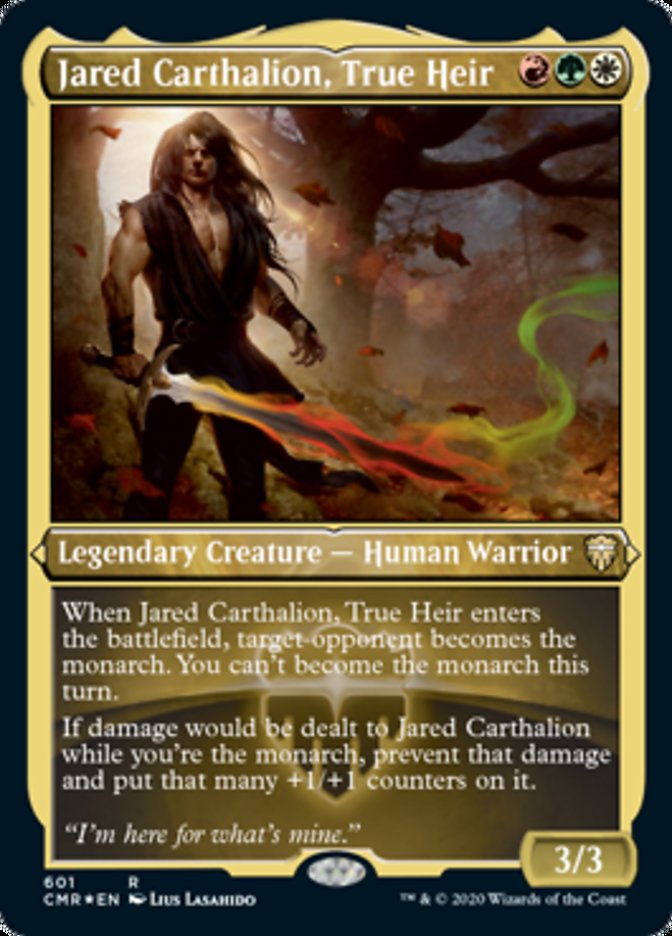 Jared Carthalion, True Heir (Etched) [Commander Legends] | Tables and Towers