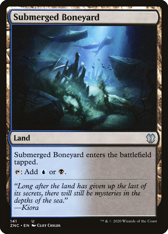 Submerged Boneyard [Zendikar Rising Commander] | Tables and Towers