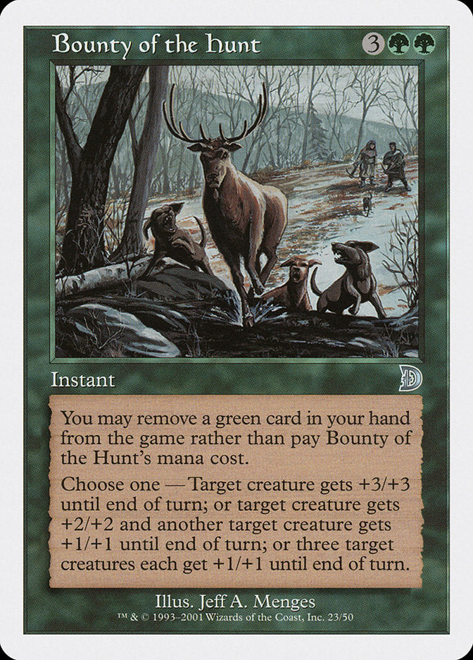 Bounty of the Hunt [Deckmasters] | Tables and Towers