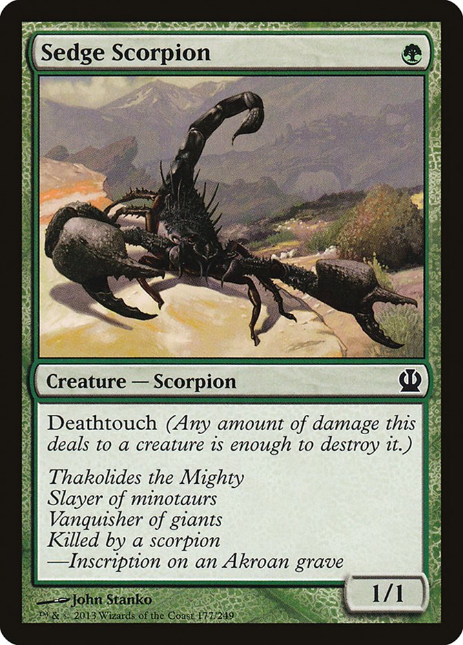 Sedge Scorpion [Theros] | Tables and Towers