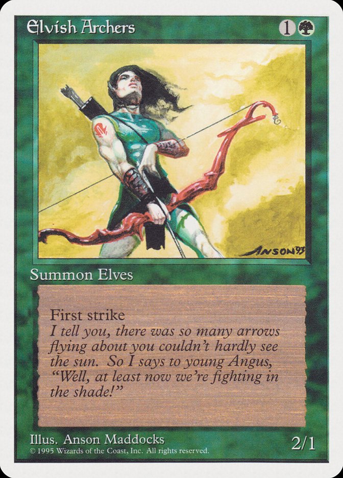 Elvish Archers [Rivals Quick Start Set] | Tables and Towers