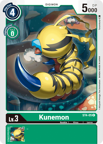 Kunemon [ST4-05] [Starter Deck: Giga Green] | Tables and Towers