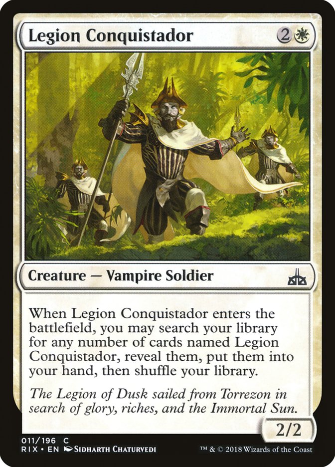 Legion Conquistador [Rivals of Ixalan] | Tables and Towers