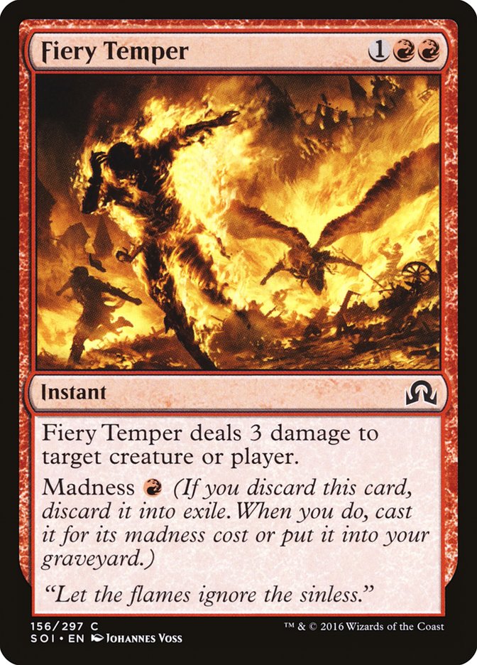 Fiery Temper [Shadows over Innistrad] | Tables and Towers