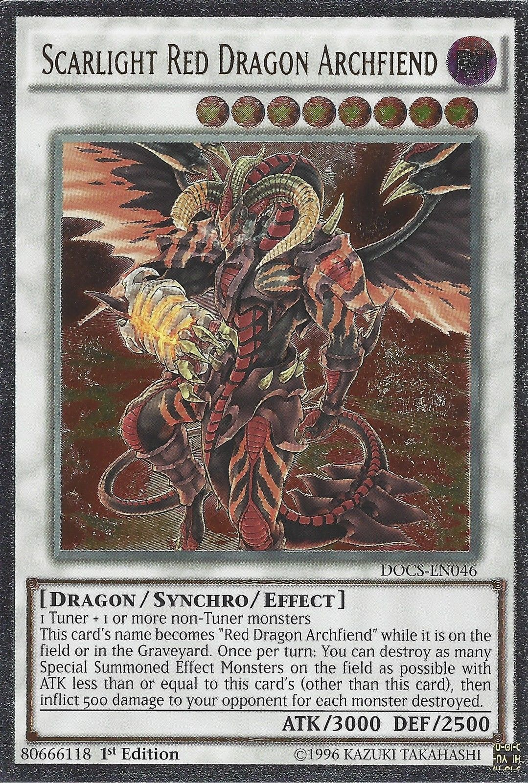 Scarlight Red Dragon Archfiend (UTR) [DOCS-EN046] Ultimate Rare | Tables and Towers