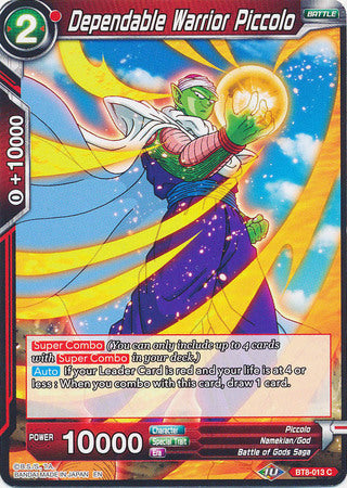 Dependable Warrior Piccolo (BT8-013) [Malicious Machinations] | Tables and Towers