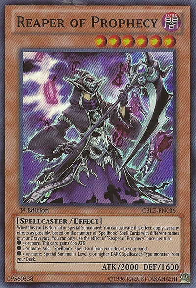 Reaper of Prophecy [CBLZ-EN036] Super Rare | Tables and Towers