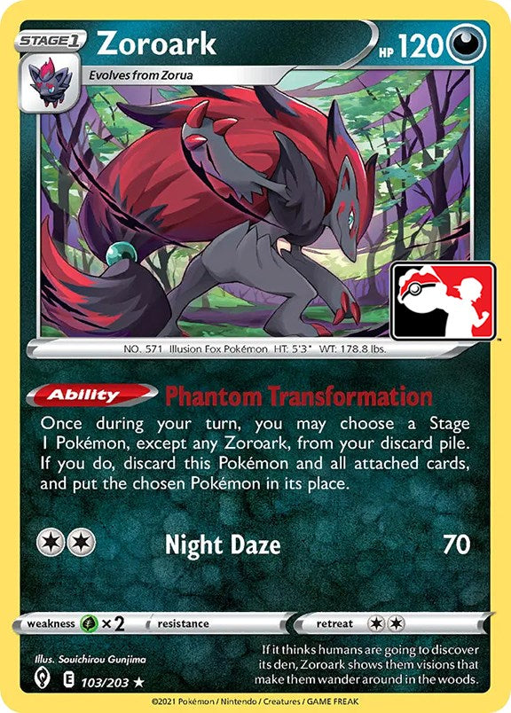 Zoroark (103/203) [Prize Pack Series One] | Tables and Towers