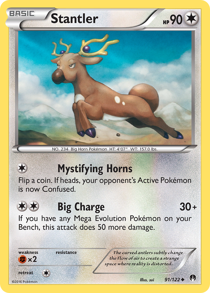 Stantler (91/122) [XY: BREAKpoint] | Tables and Towers