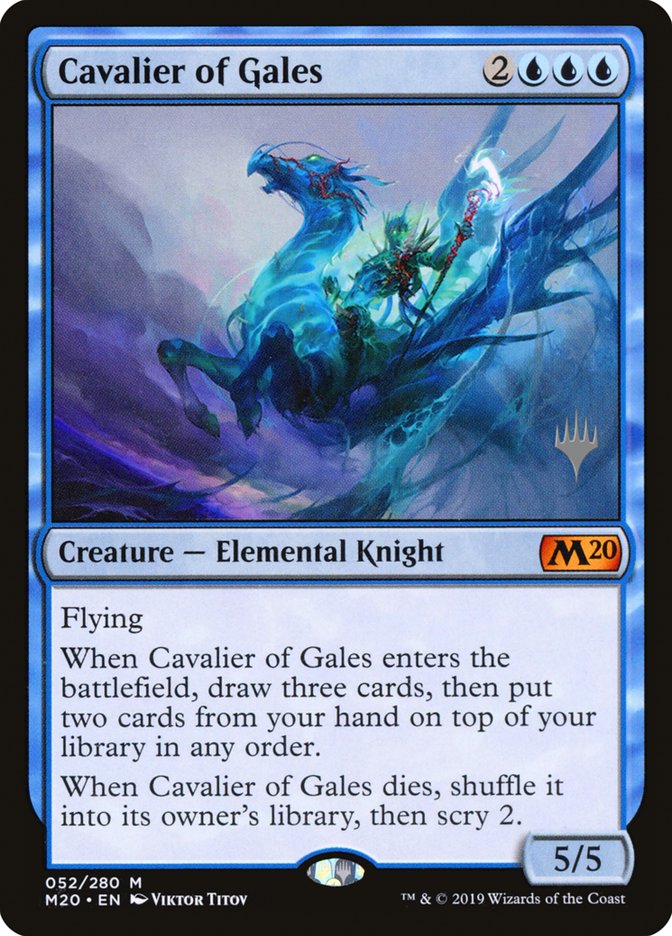 Cavalier of Gales (Promo Pack) [Core Set 2020 Promos] | Tables and Towers