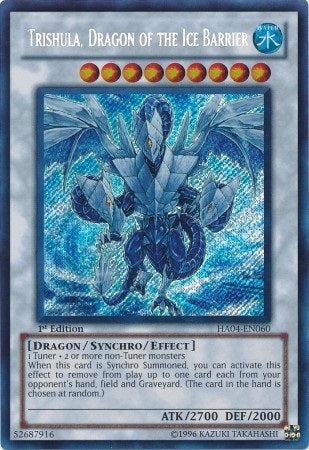 Trishula, Dragon of the Ice Barrier [HA04-EN060] Secret Rare | Tables and Towers