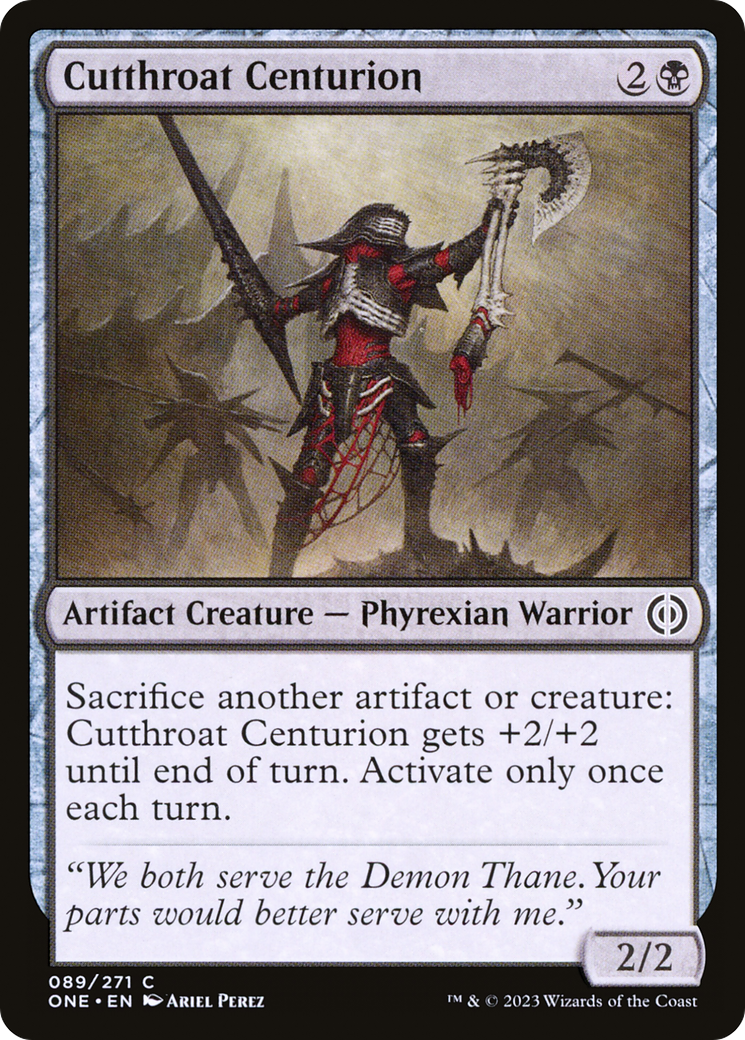 Cutthroat Centurion [Phyrexia: All Will Be One] | Tables and Towers