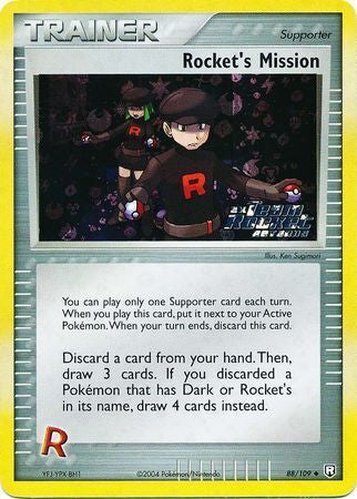 Rocket's Mission (88/109) (Stamped) [EX: Team Rocket Returns] | Tables and Towers