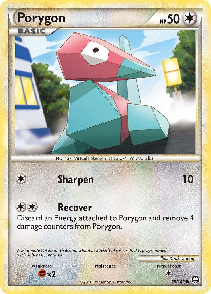 Porygon (73/102) [HeartGold & SoulSilver: Triumphant] | Tables and Towers