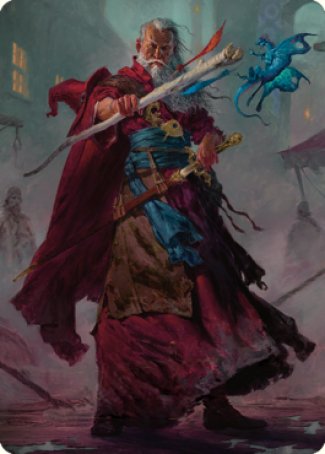 Elminster Art Card (64) [Commander Legends: Battle for Baldur's Gate Art Series] | Tables and Towers