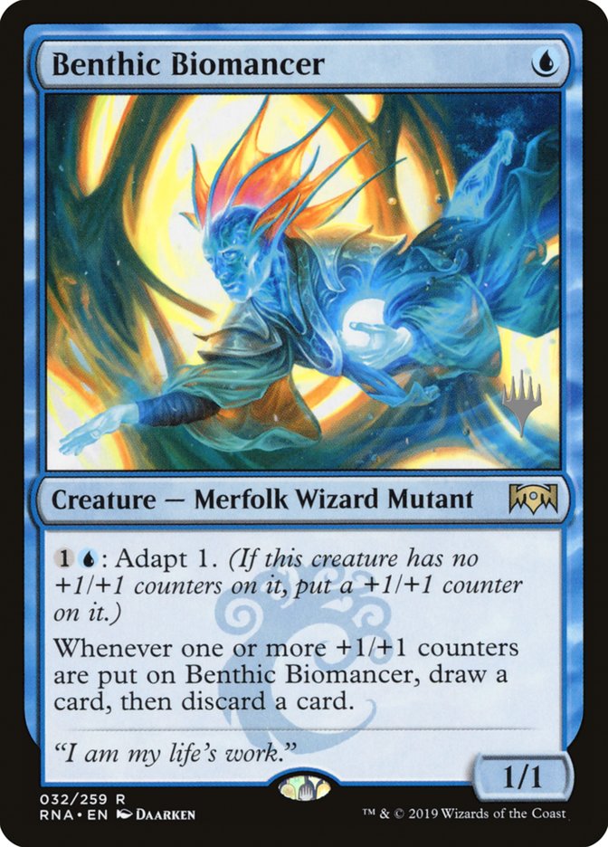 Benthic Biomancer (Promo Pack) [Ravnica Allegiance Promos] | Tables and Towers