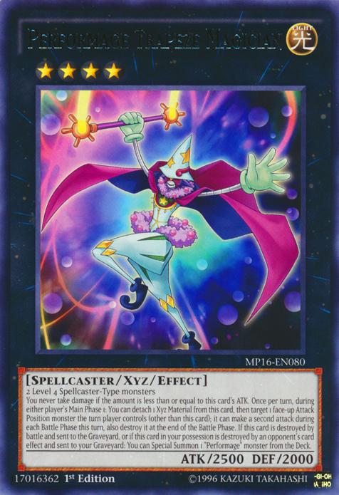 Performage Trapeze Magician [MP16-EN080] Rare | Tables and Towers