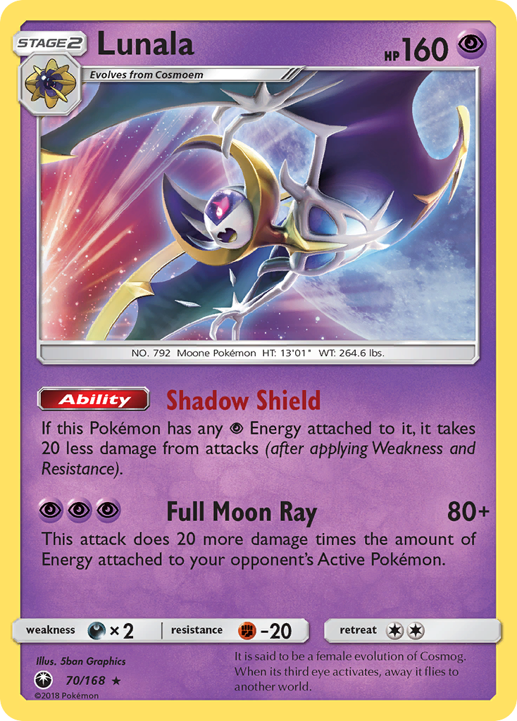 Lunala (70/168) [Sun & Moon: Celestial Storm] | Tables and Towers