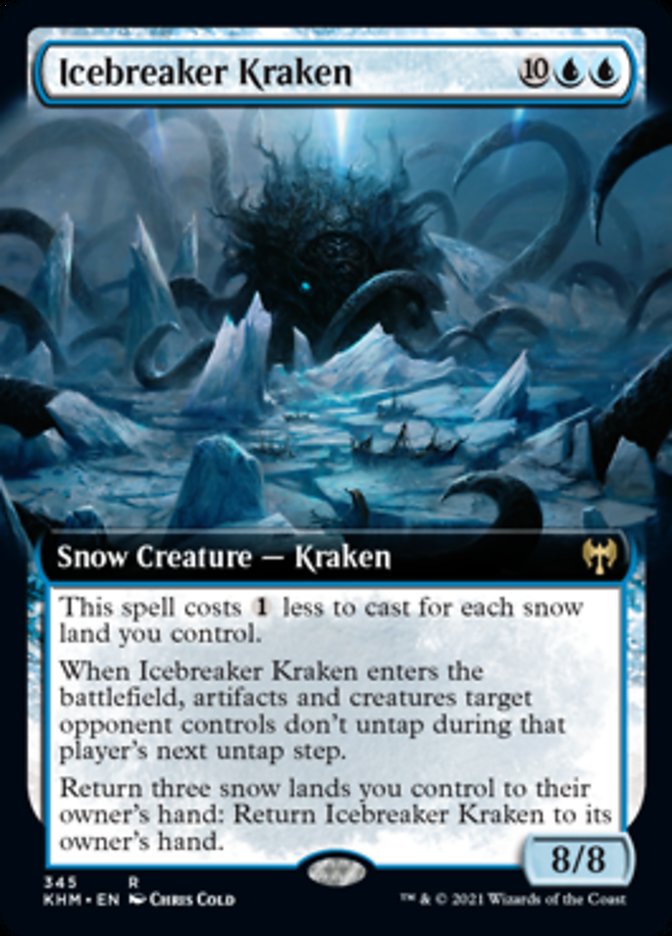 Icebreaker Kraken (Extended Art) [Kaldheim] | Tables and Towers