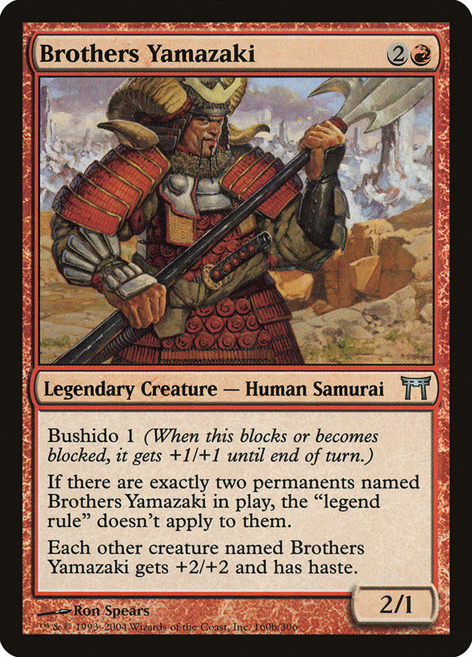 Brothers Yamazaki (160b/306) [Champions of Kamigawa] | Tables and Towers