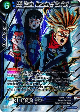 SS2 Trunks, Memories of the Past (SPR) (BT7-030) [Assault of the Saiyans] | Tables and Towers