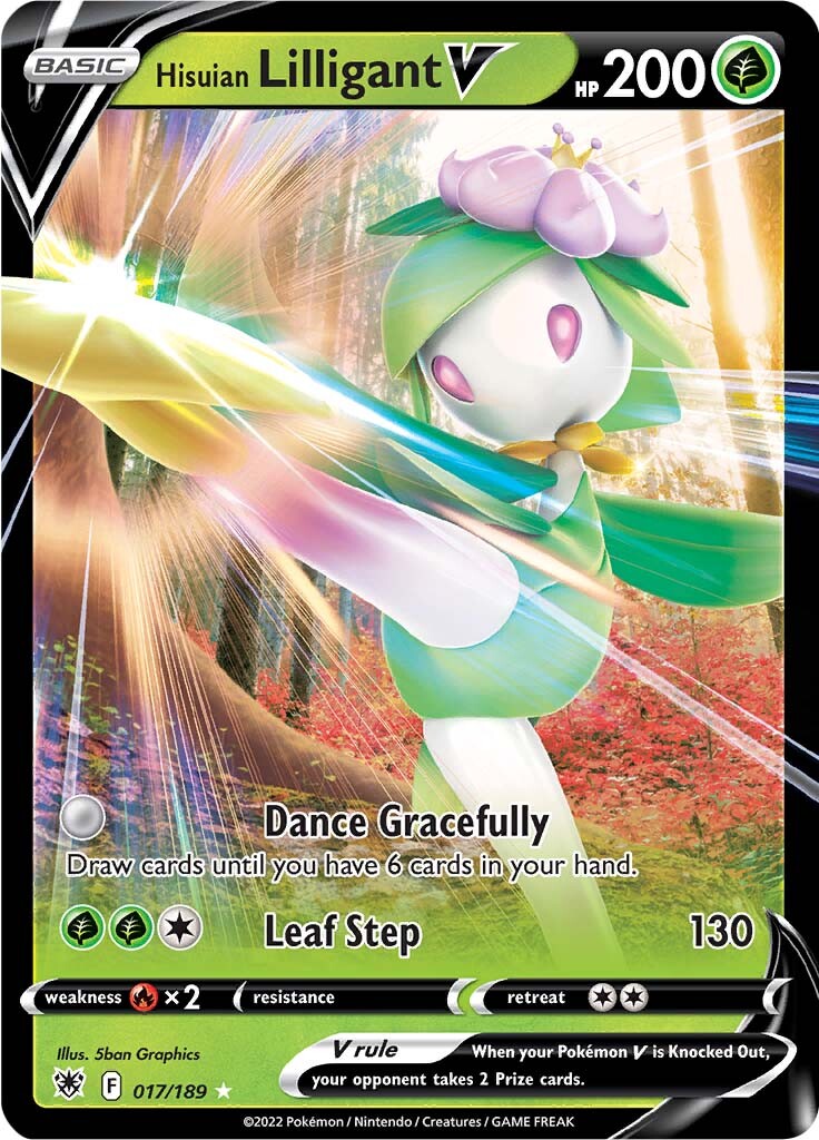 Hisuian Lilligant V (017/189) [Sword & Shield: Astral Radiance] | Tables and Towers