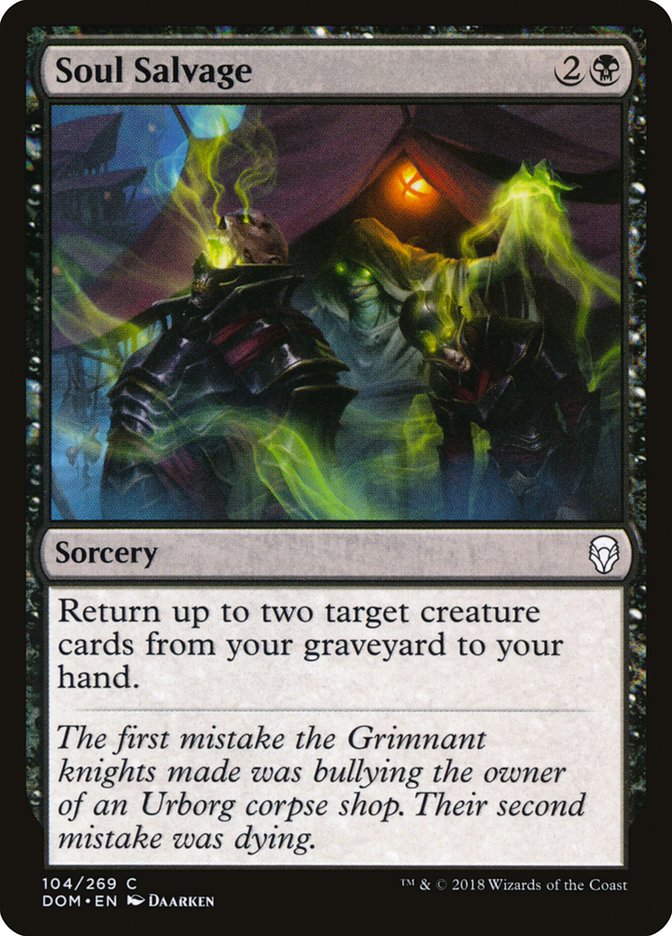 Soul Salvage [Dominaria] | Tables and Towers