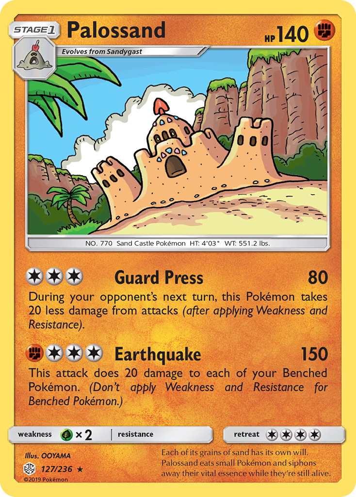 Palossand (127/236) [Sun & Moon: Cosmic Eclipse] | Tables and Towers