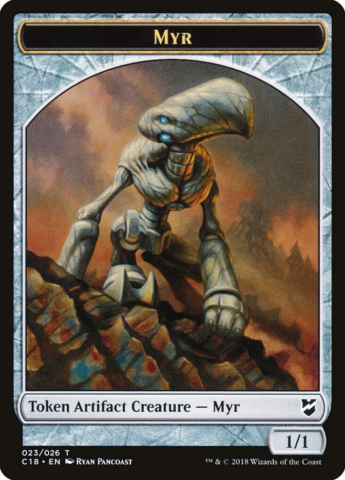 Myr Token (023/026) [Commander 2018 Tokens] | Tables and Towers