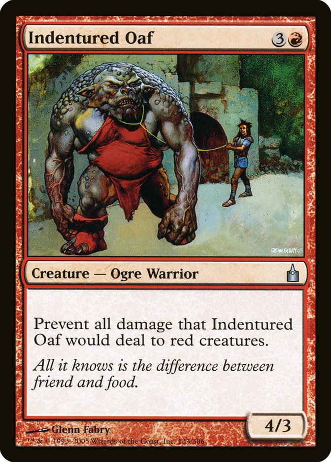 Indentured Oaf [Ravnica: City of Guilds] | Tables and Towers