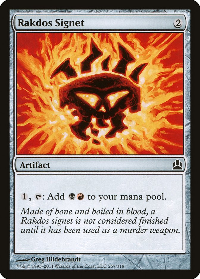 Rakdos Signet [Commander 2011] | Tables and Towers