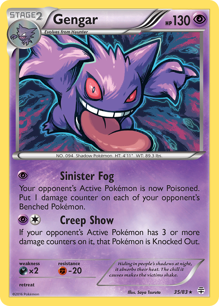 Gengar (35/83) [XY: Generations] | Tables and Towers